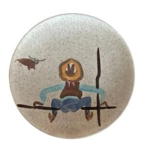 Rare Red Wing Round up Bread Butter Plate 6"